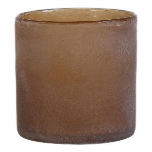 Tell Me More Frost lyslykt 9x9 cm brown