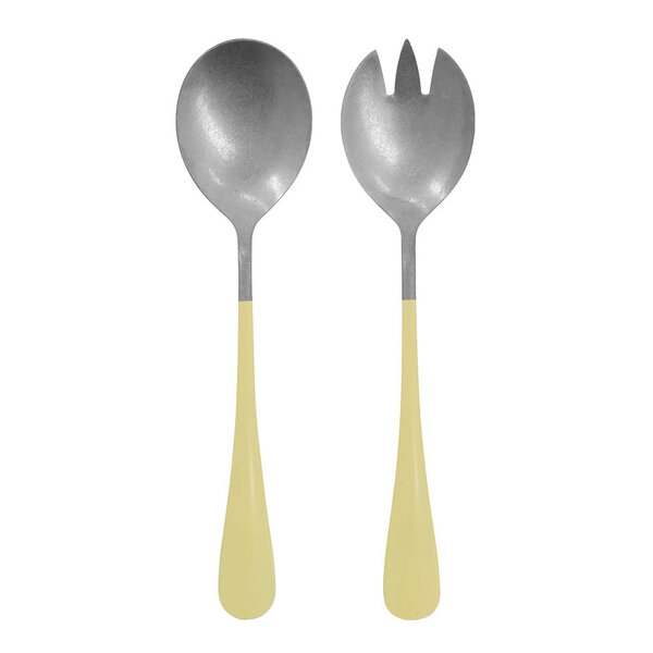 Nicolas Vahé Salatbestikk 20 cm gul