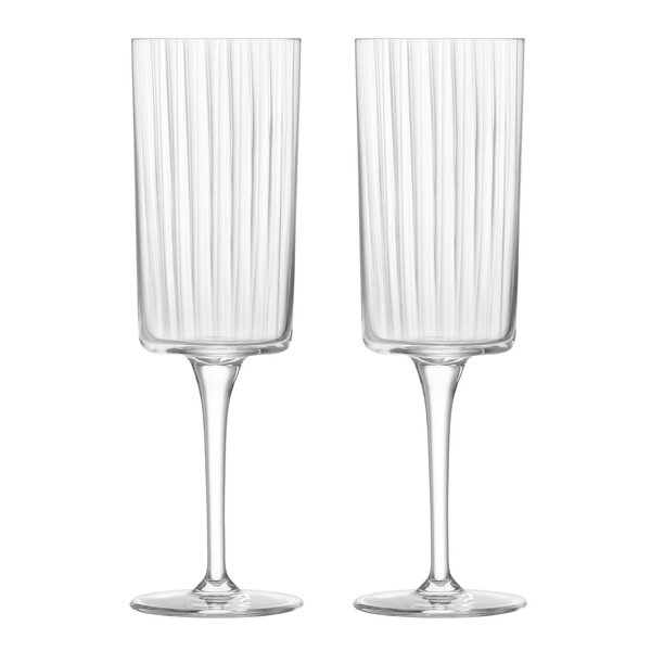 LSA International Gio Line champagneglass 21 cl 4 stk