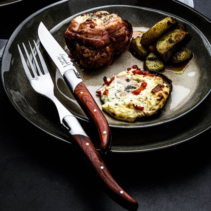 Laguiole Style de Vie Grillgaffel 10,5 cm 6 stk rose