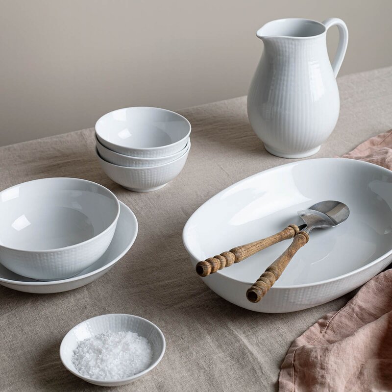 Rörstrand Swedish Grace mugge 1,3L snø/hvit