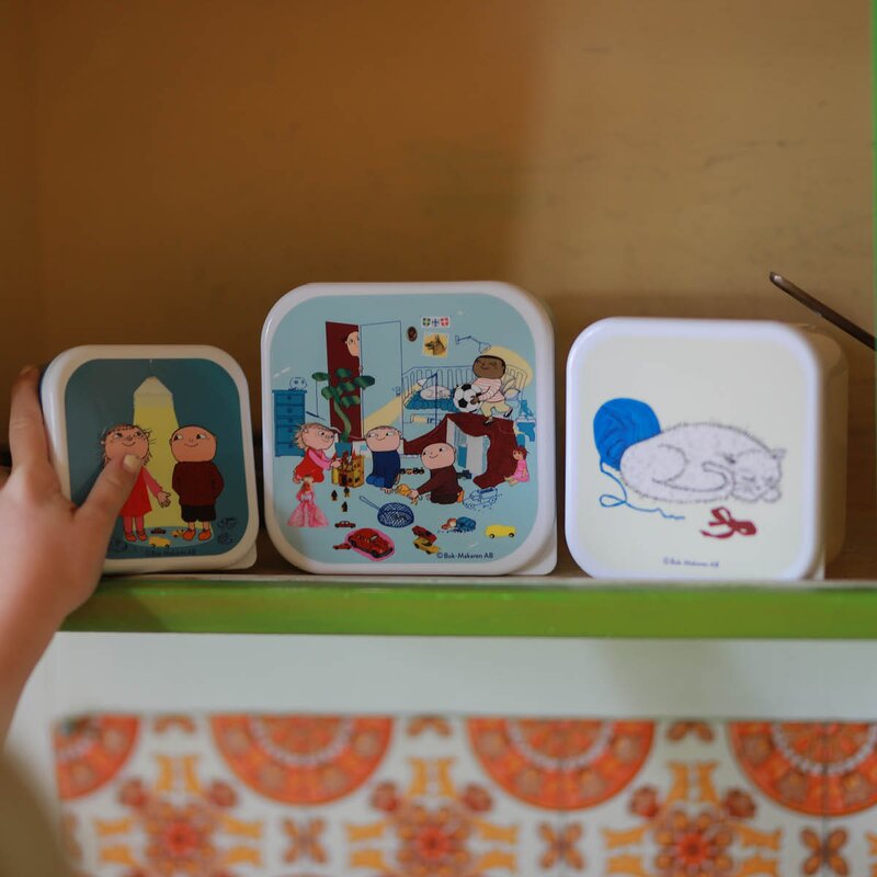 Rätt Start Albert Åberg snacksboks 3 stk blå