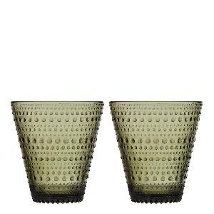 iittala Kastehelmi glass 30 cl 2 stk grønn