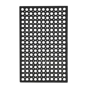 Lone Tepper 1105 gummi dørmatte 45x75 cm svart