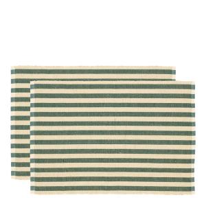 Södahl Statement Stripe spisebrikke 33x48 cm 2 stk green