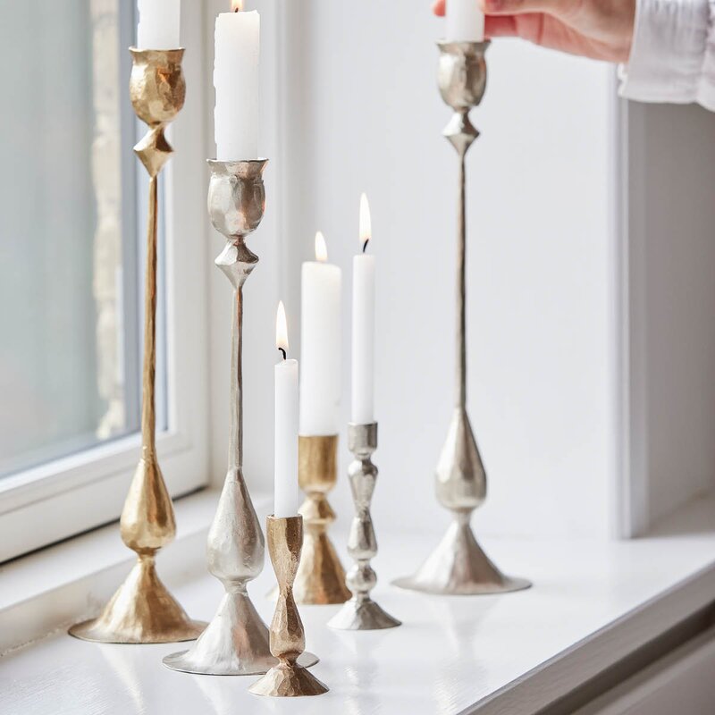 Lene Bjerre Ingrid lysestake 10 cm lys gull