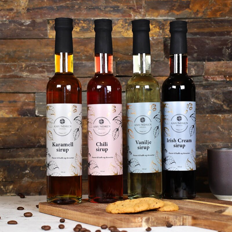 Amundsen Spesial Kaffesirup med vanilje 350 ml