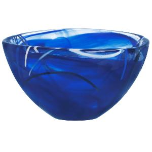 Kosta Boda Contrast skål 16 cm blå
