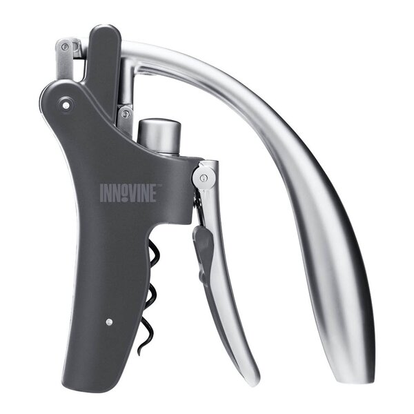 Innovine Vertikal korketrekker 17,5x17,5x4,8 cm svart/sølv