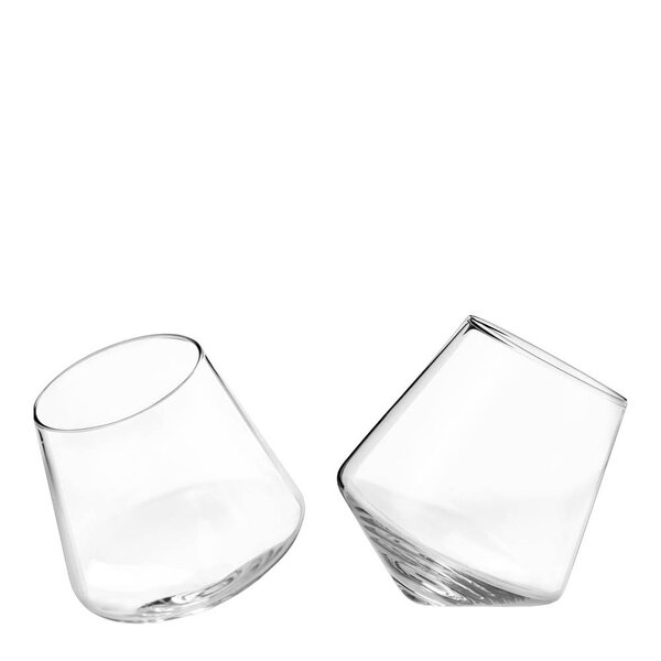 Viski Rullende vinglass i krystall 36 cl 2 stk