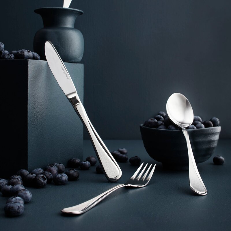 Hardanger bestikk Carina spisekniv 20,6 cm 4 stk