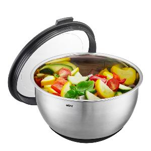 Gefu Muovo bolle m/lokk 2,5L/20 cm stål