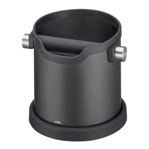 Cilio Barista knock box 16,5 cm svart