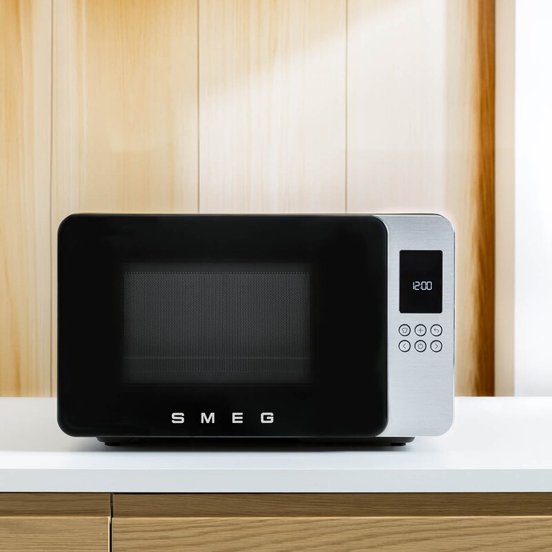 SMEG Collezione mikrobølgeovn grill MOC01 1900W matt svart