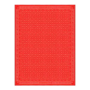 Ekelund Åttebladrose duk 150x310 cm rød