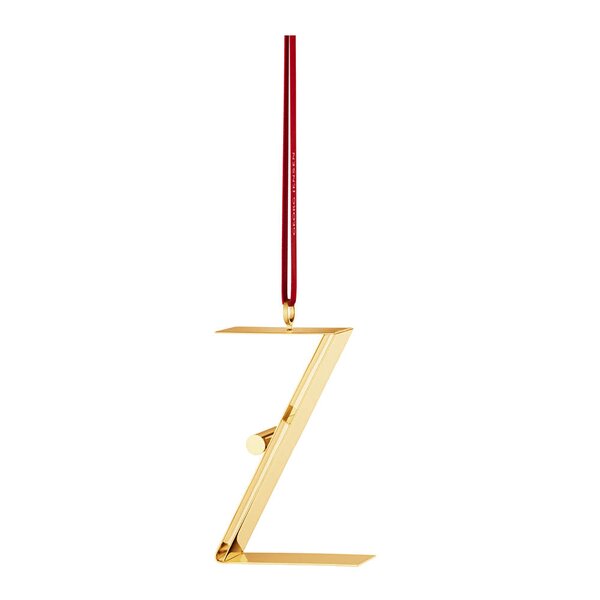 Georg Jensen Ornament pyntebokstav Z gull