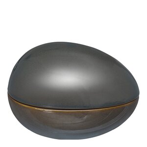 Cult Design Zen eggeskål 16x11 cm petrol/brun