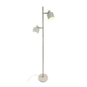 Dyberg Larsen Ocean gulvlampe 160 cm beige/messing