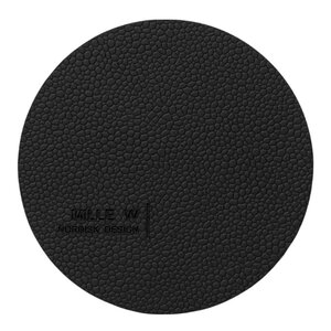 MiLLE W NORDISK DESIGN Rund glassbrikke 10 cm svart