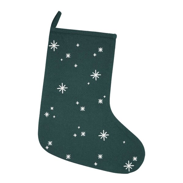 Juna Christmas Fable julestrømpe 45 cm grønn
