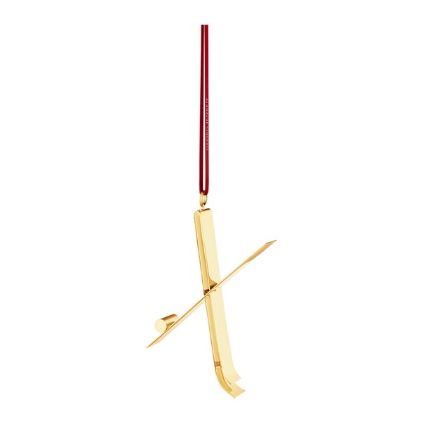 Georg Jensen Ornament pyntebokstav X gull