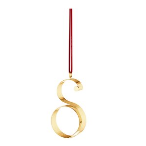 Georg Jensen Ornament pyntebokstav S gull