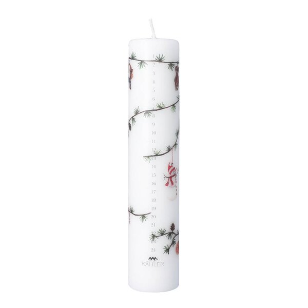 Kähler Hammershøi Christmas kalenderlys 2025 25x5 cm