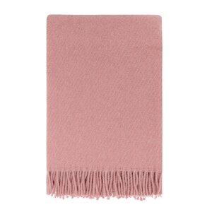 Høie Falketind ullpledd 120x180 cm varm rosa