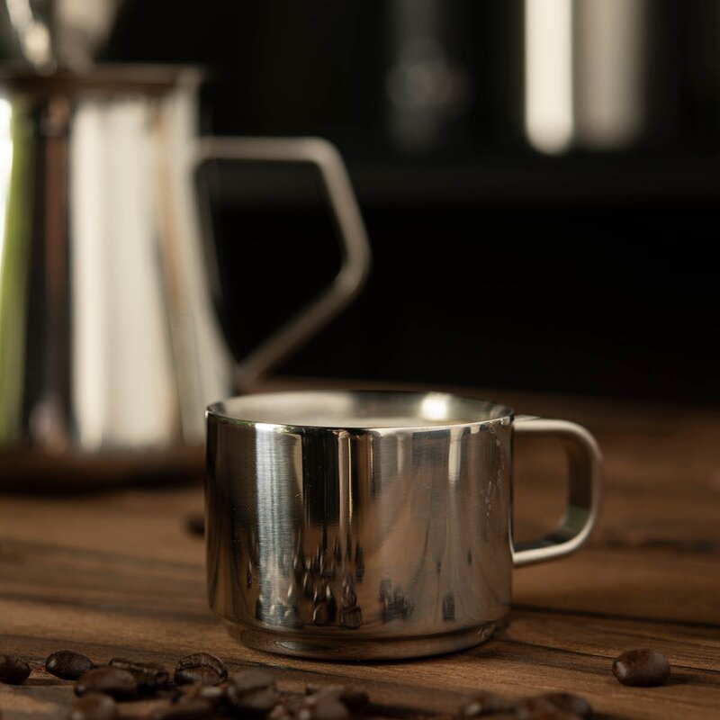 Modern House Lundi espressokopp 9 cl rustfritt stål