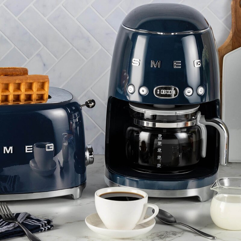 SMEG Kaffetrakter DCF02 1,4L navy blue