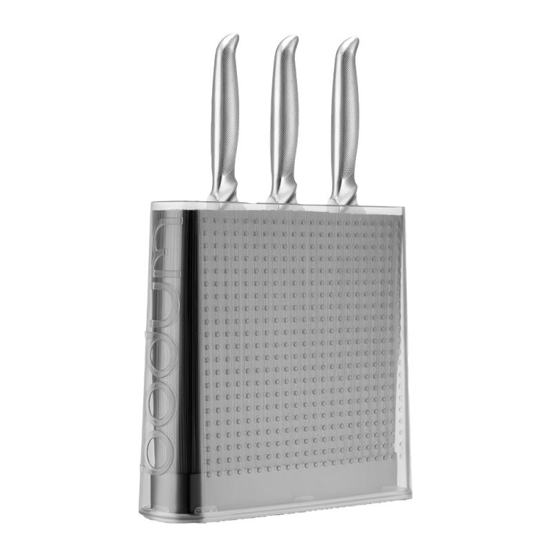 Bodum Bistro knivblokk 20 cm grå