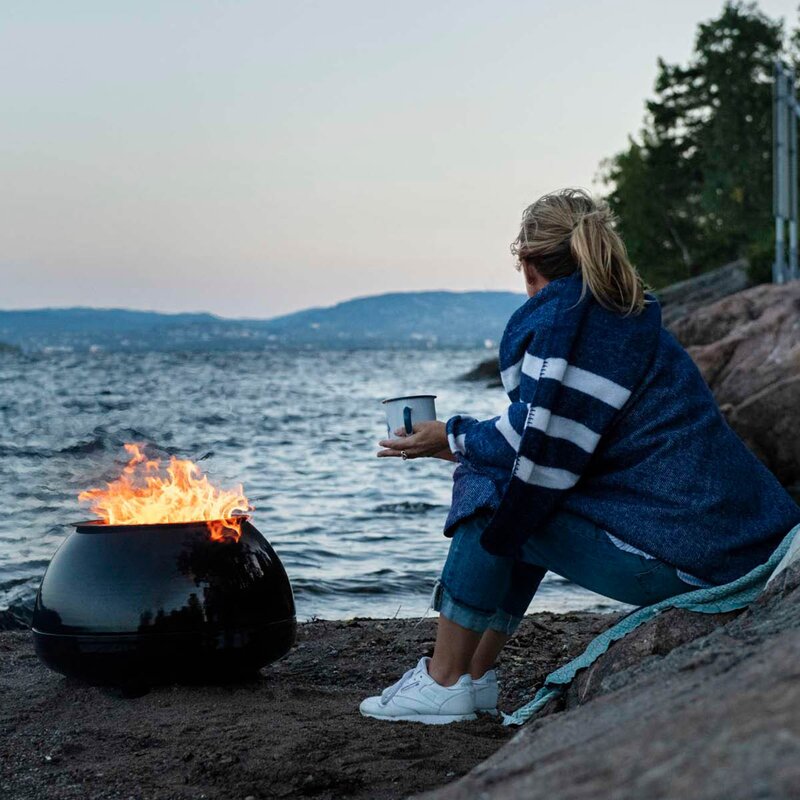 Espegard Kule bålbrenner med lokk