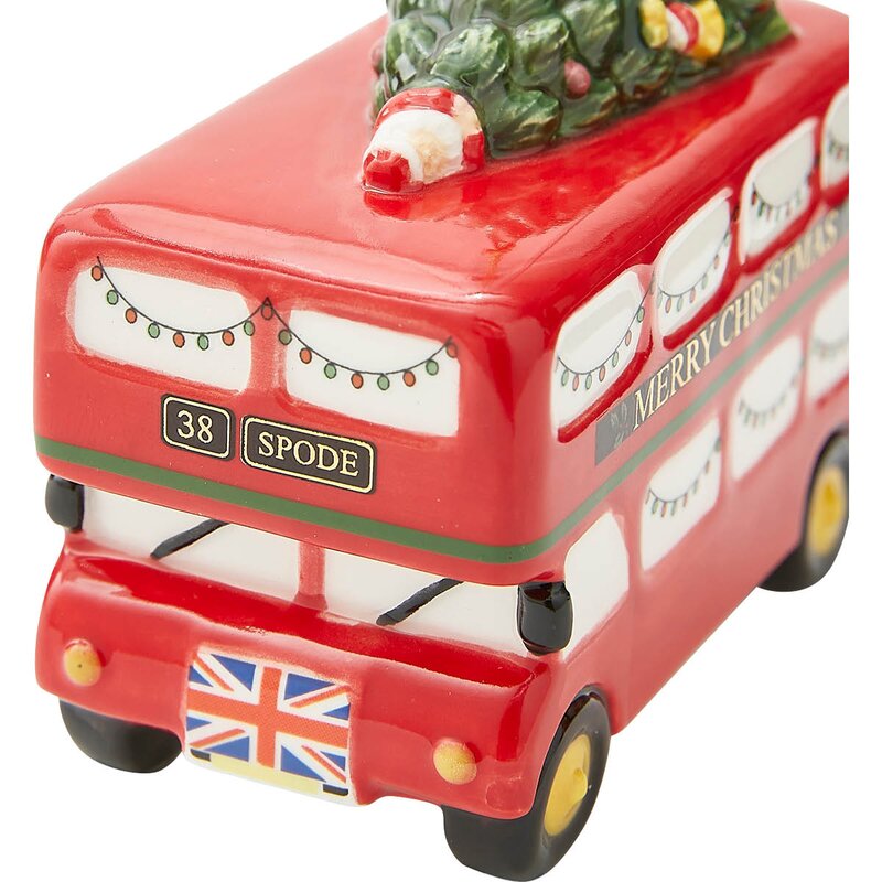 Spode Christmas Tree juletrepynt dobbeldekker