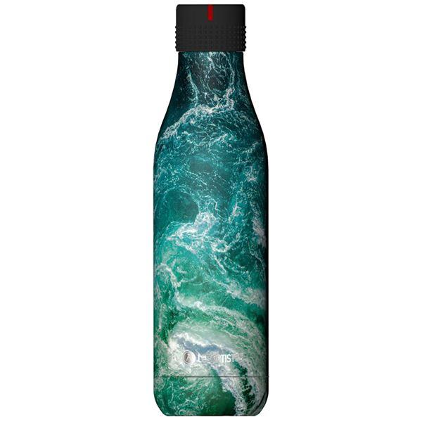 Les Artistes Bottle Up Design termoflaske 0,5L blå bølger