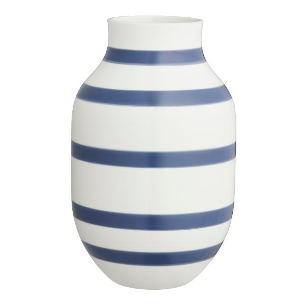Kähler – Omaggio vase 30,5 cm stålblå
