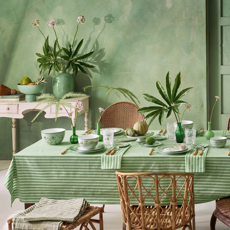 Pip Studio Lilly & Lotus krus liten 20 cl 2 stk lysegrønn