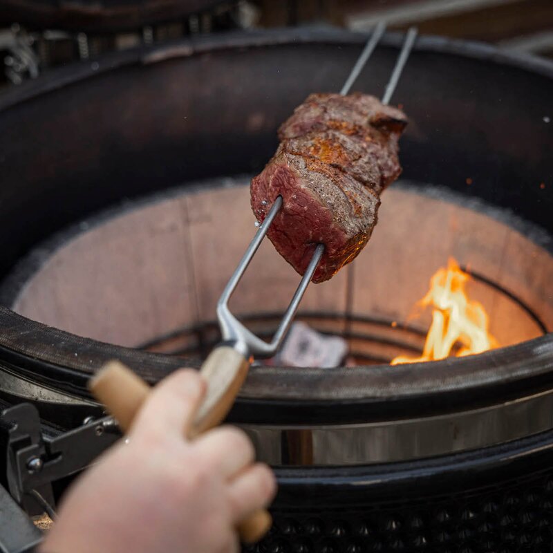 Kamado SUMO Grillspyd dobbelt langt 67 cm