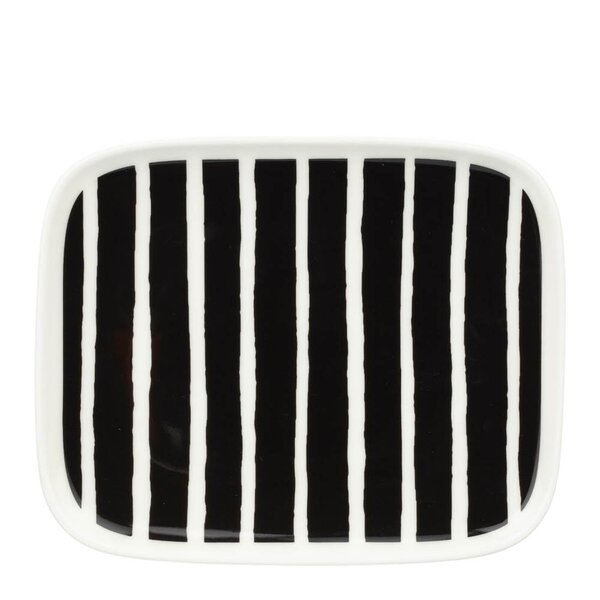 Marimekko - Oiva Piccolo asjett 15x12 cm svart/hvit