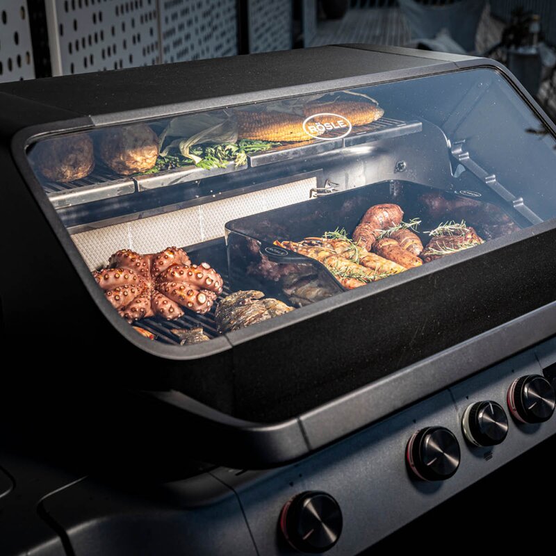Rösle BlazeFlame Master 4 gassgrill 28100W svart