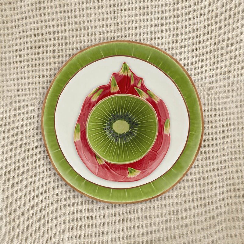 Bordallo Pinheiro Tropical Fruits skål 50 cl kiwi