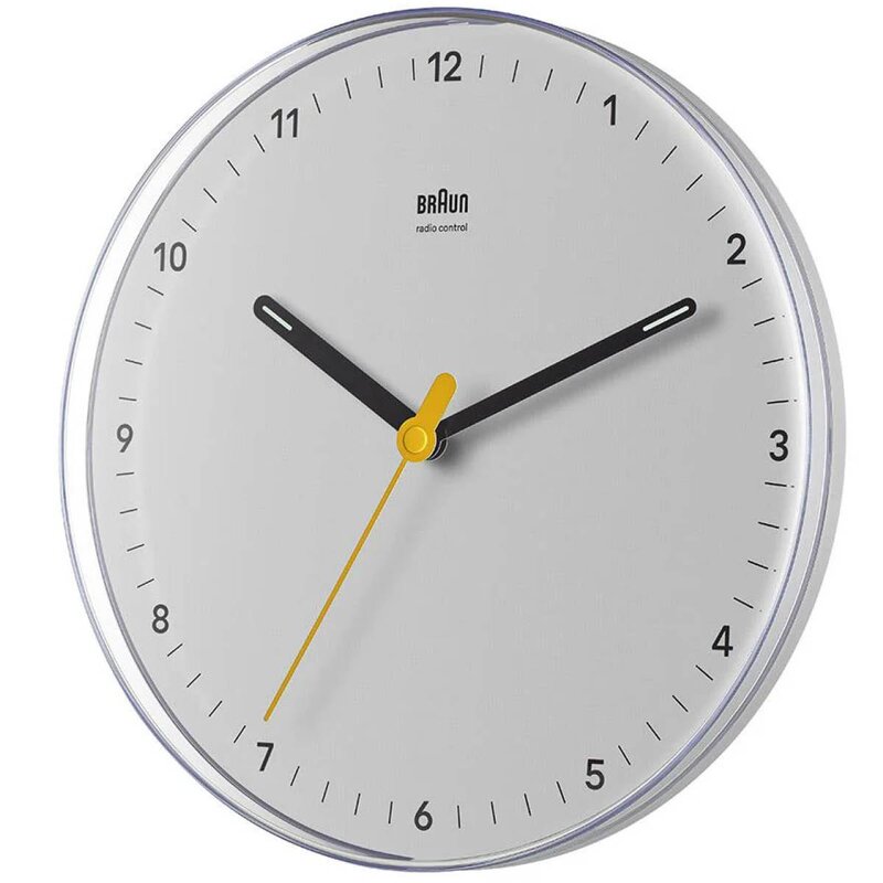 Braun Vegglokke analog 23 cm svart