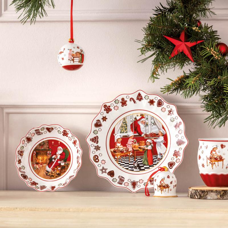 Villeroy & Boch Annual Christmas Edition års klokke 2023 6x6x7 cm