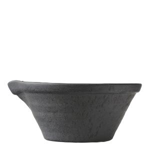 PotteryJo Peep deigbolle 27 cm matt black