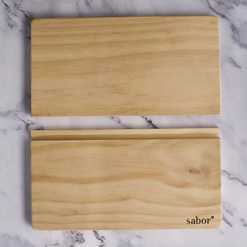 Sabor Trevig skjærefjøl 37x37 cm 2 deler accoya