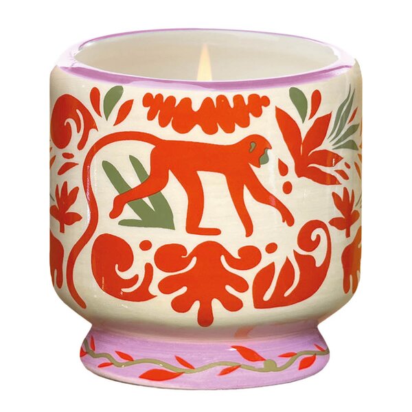 Paddywax Adopo duftlys coconut & amber Jungle rød