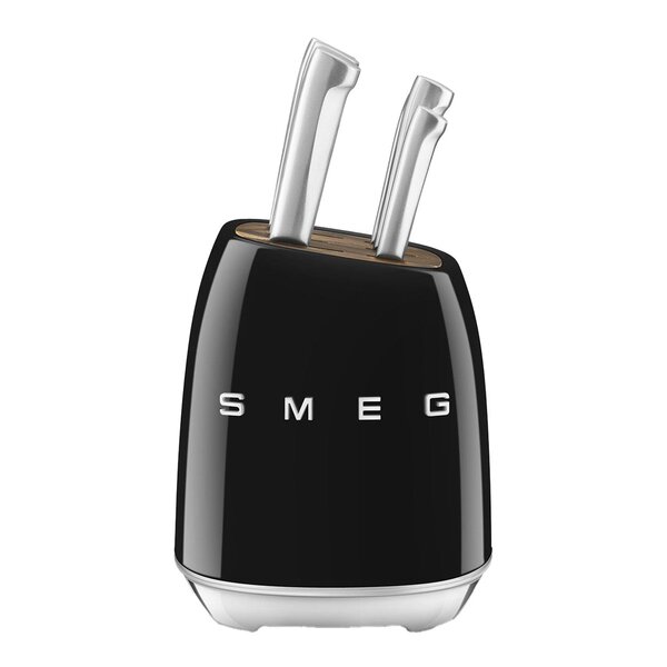 SMEG – Knivblokk m/6 kniver KBSF02 svart