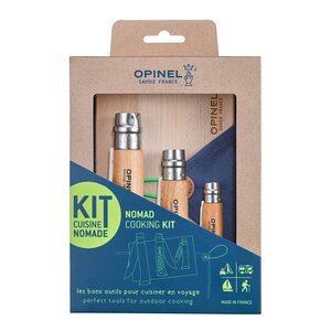 Opinel Nomad kokeutstyrsett 5 deler bøk