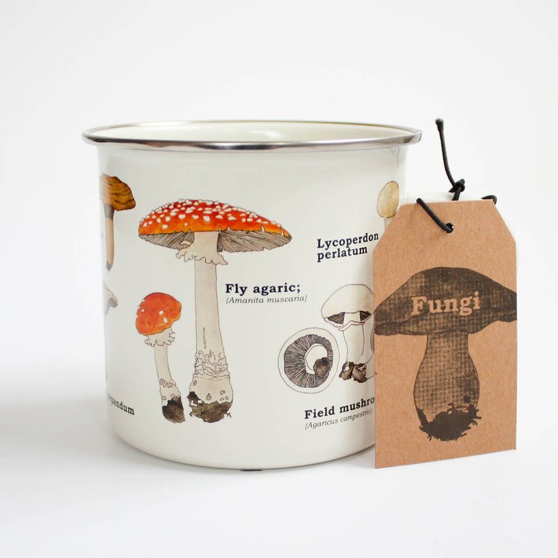 Gift Republic Emaljekopp 50 cl sopp