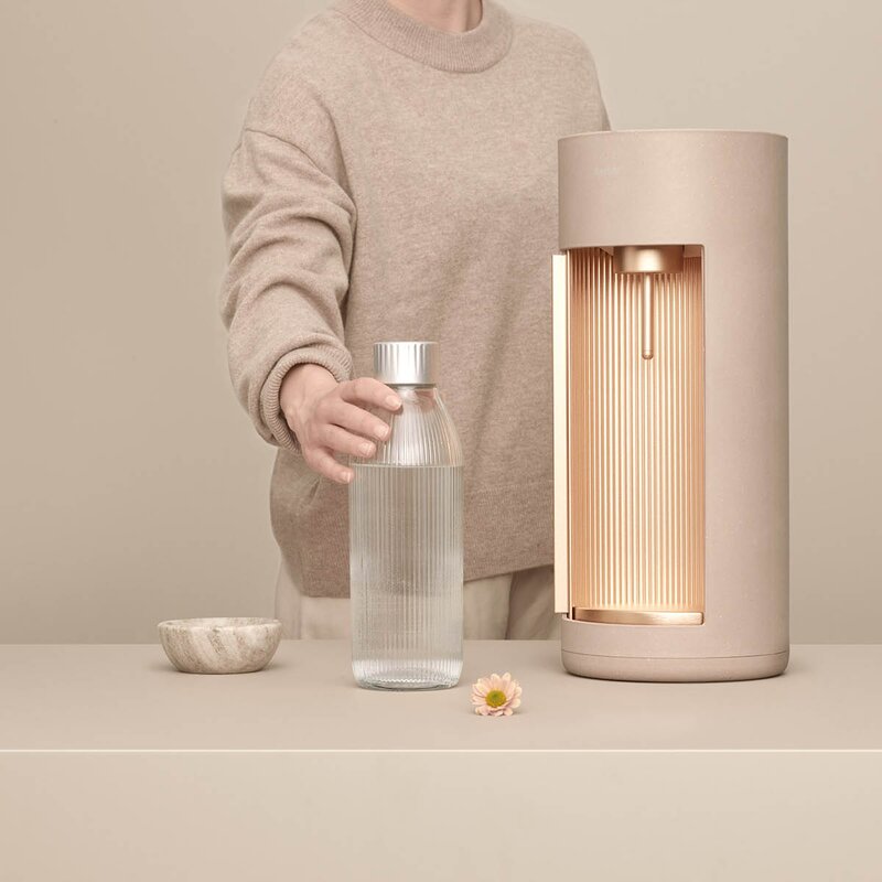 Mysoda Glassy kullsyremaskin uten sylinder latte