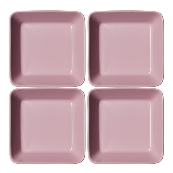 iittala - Teema fat 12x12 cm 4 stk rose